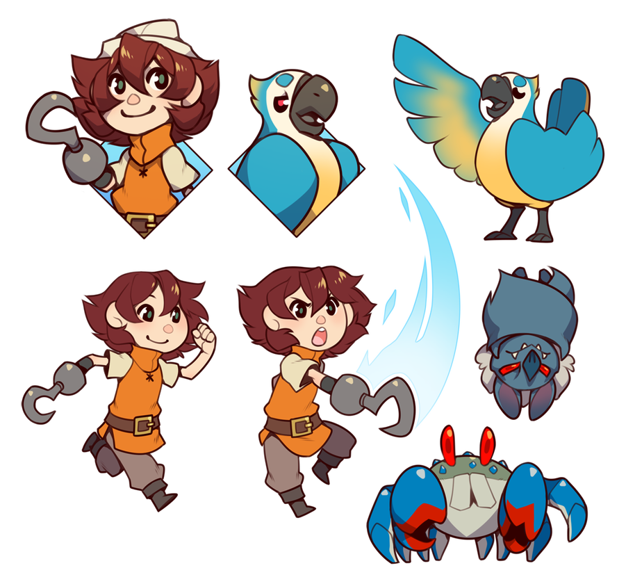 Spot Illustrations :: Characters &amp; Enemies