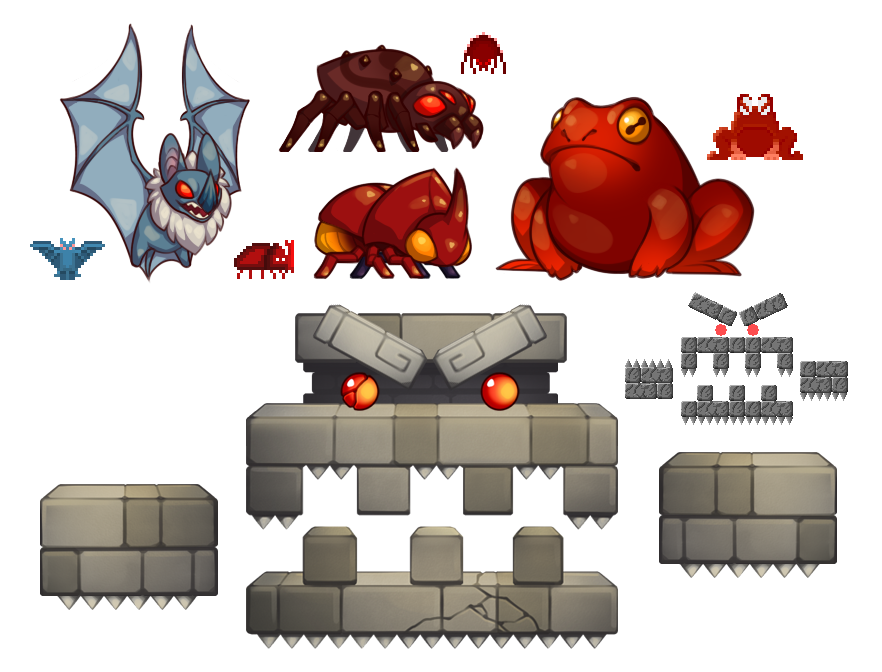 TAG VS TAW :: Enemies